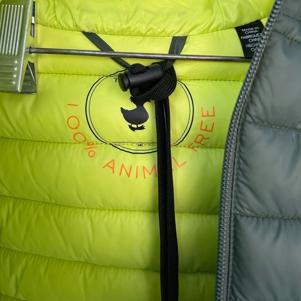 NWT Save the Duck Hooded Packable Puffer Jacket - Men’s Medium - Hunter Green